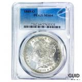 1885-O Morgan Silver Dollar PCGS MS64