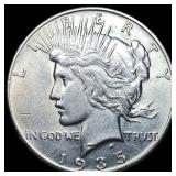 1935-S Silver Peace Dollar CLOSELY  UNCIRCULATED