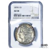 1878-S Morgan Silver Dollar NGC AU58