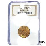 1908-D Germany  25P Pattern NGC PF62