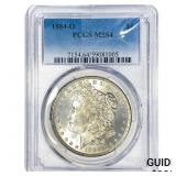 1884-O Morgan Silver Dollar PCGS MS64