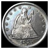 1875-S Silver Twenty Cents CLOSELY UNCIRCULATED