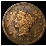 1840 Braided Hair Large Cent NICELY CIRCULATED