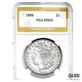 1896 Morgan Silver Dollar PGA MS65