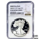 2020-W Silver Eagle NGC PF69 Ultra Cameo