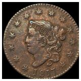 1817 Coronet Head Large Cent NEARLY  UNCIRCULATED
