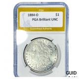 1884-O Morgan Silver Dollar PGA Brilliant UNC
