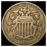 1868 Shield Nickel NICELY CIRCULATED