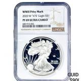 2020-W Silver Eagle NGC PF69 Ultra Cameo