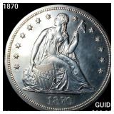 1870 Seated Liberty Dollar