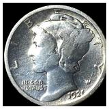 1921 Mercury Dime NICELY CIRCULATED