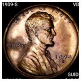 1909-S VDB Wheat Cent CHOICE BU RD