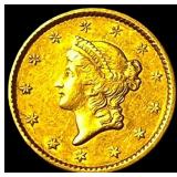 1851 Gold $1 Type 1 CLOSELY UNCIRCULATED