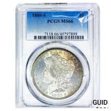 1880-S Morgan Silver Dollar PCGS MS66