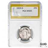 1929-D Standing Liberty Quarter PGA MS65