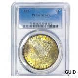 1885 Morgan Silver Dollar PCGS MS63