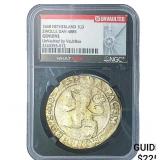 1648 Netherlands Silver Lion Dollar Zwolle Dav4885