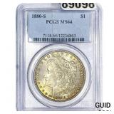 1880-S Morgan Silver Dollar PCGS MS64
