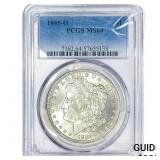 1885-O Morgan Silver Dollar PCGS MS64