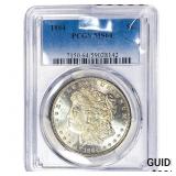 1884 Morgan Silver Dollar PCGS MS64