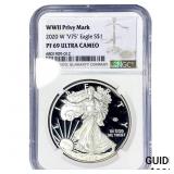 2020-W Silver Eagle NGC PF69 Ultra Cameo