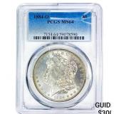 1884-O Morgan Silver Dollar PCGS MS64