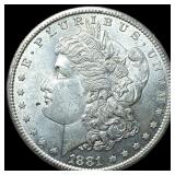1881 Morgan Silver Dollar CHOICE BU