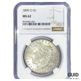 1899-O Morgan Silver Dollar NGC MS62