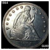 1864 Seated Liberty Dollar
