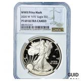 2020-W Silver Eagle NGC PF69 Ultra Cameo