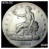 1876-CC Silver Trade Dollar