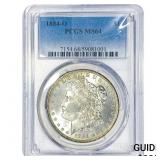 1884-O Morgan Silver Dollar PCGS MS64