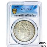 1880-S Morgan Silver Dollar PCGS MS65