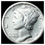 1926-S Silver Mercury Dime CLOSELY  UNCIRCULATED