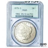 1879-S Morgan Silver Dollar PCGS MS65