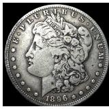 1896-S Silver Morgan Dollar LIGHTLY CIRCULATED