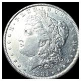 1882-S Silver Morgan Dollar CHOICE AU