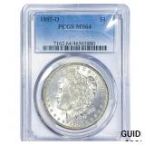 1885-O Morgan Silver Dollar PCGS MS64