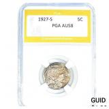 1927-S Buffalo Nickel PGA AU58