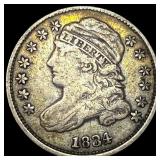 1834 Capped Bust Dime NEARLY UNCIRCULATED