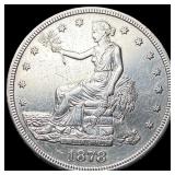 1878-S Silver Trade Dollar CLOSELY  UNCIRCULATED