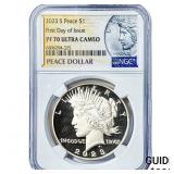 2023-S Silver Peace Dollar NGC PF70 Ultra Cameo