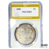 1889 Morgan Silver Dollar PGA MS63