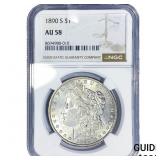 1890-S Morgan Silver Dollar NGC AU58
