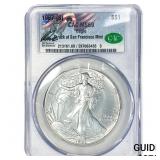 1987-S Silver Eagle CAC MS69