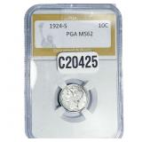 1924-S Mercury Silver Dime PGA MS62