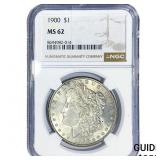 1900 Morgan Silver Dollar NGC MS62
