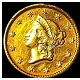 1853 Gold $1 Liberty Head UNCIRCULATED