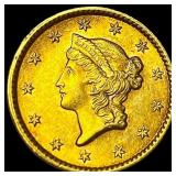 1853 Gold $1 Liberty Head Type 1 UNCIRCULATED