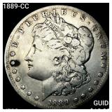 1889-CC Morgan Silver Dollar LIGHTLY CIRCULATED